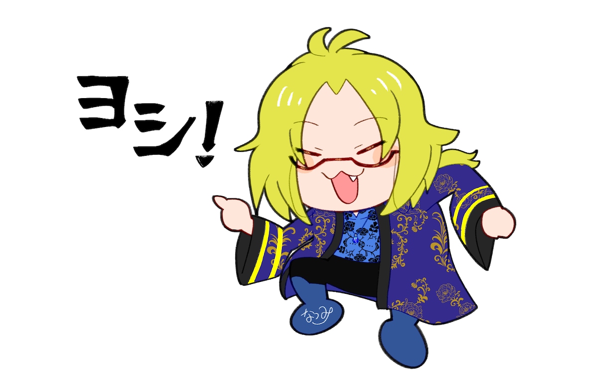 ゆるいデフォルメキャラを描きます 立ち絵のデフォルメ化・ミニキャラ化・商用利用OK イメージ3