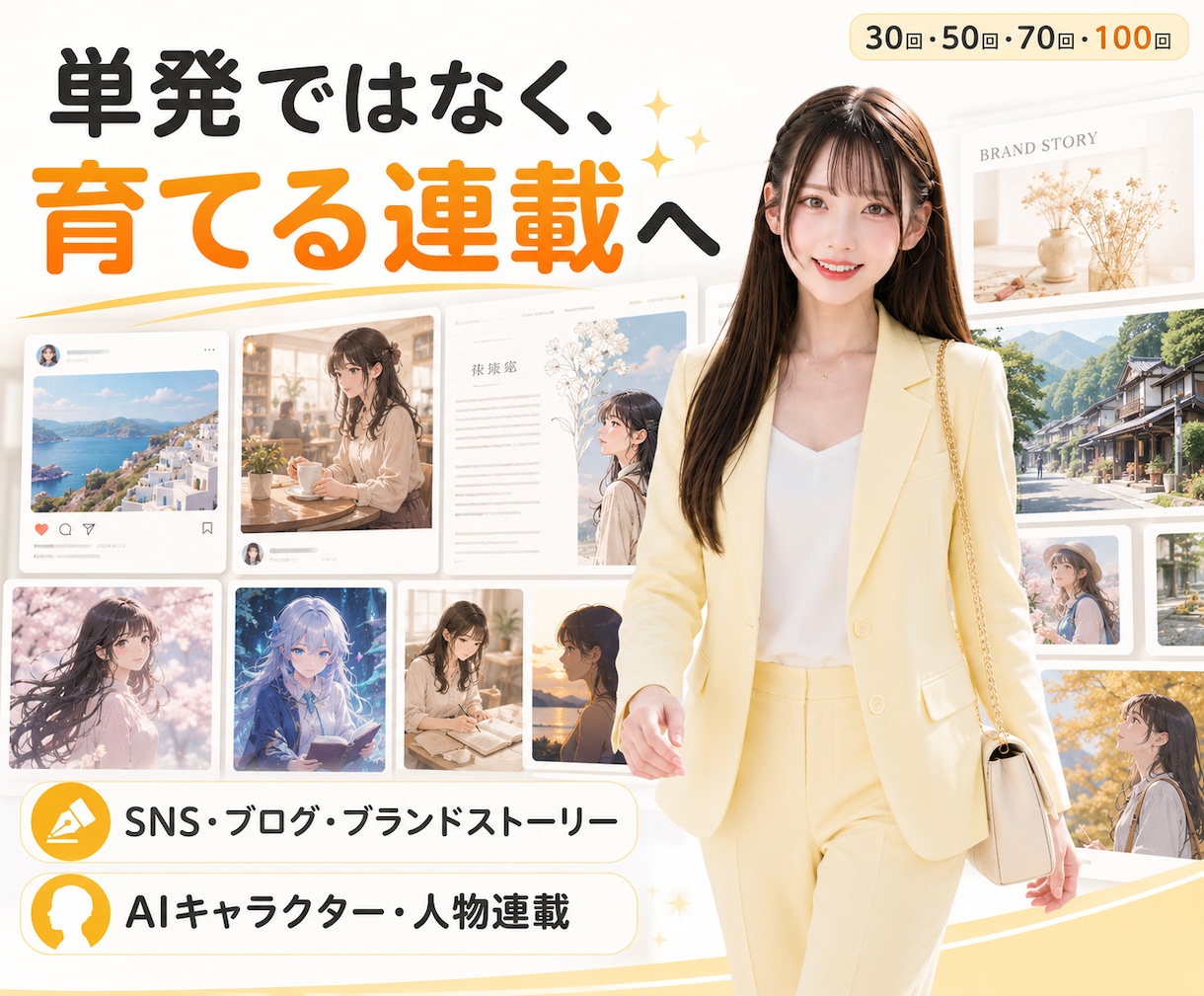 企業・人物のブランディング向け長期連載を制作します 文体・人物・世界観を統一。連載による継続的なブランディング イメージ10