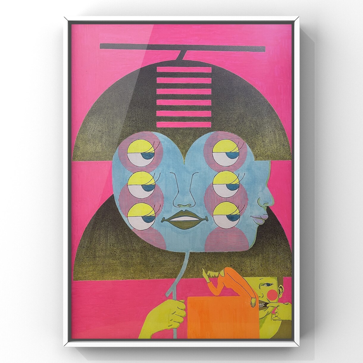 ユニークなシュールな絵を描きます ユニークなシュールなアート作品です。A5サイズ10000円 イメージ3