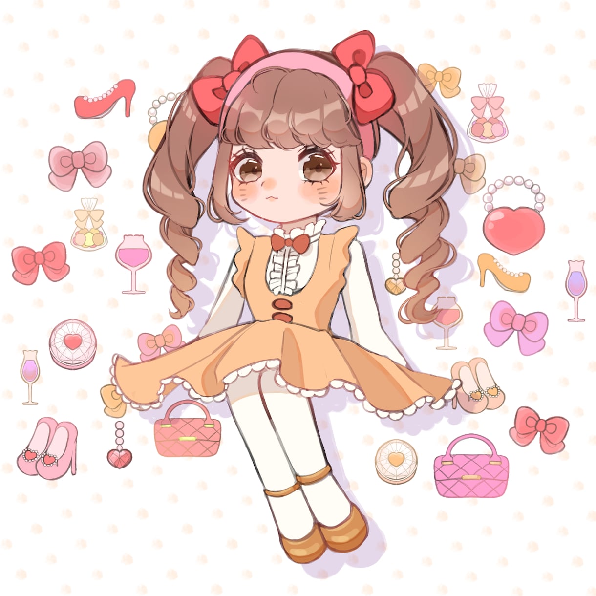 抜け感のあるタッチでイラスト描きます 儚い。透明感。ふわふわ。きゅんとする1枚を。 イメージ3