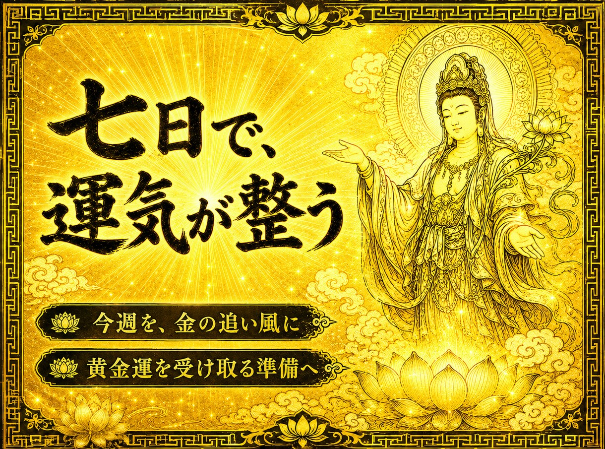 神仏霊視で今週の運気を読み解きます 七日間を守るお守り言葉を授けます イメージ4