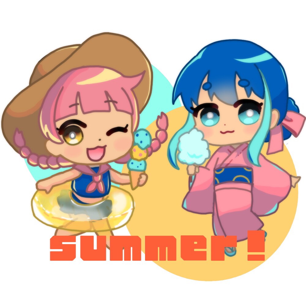 かわいいミニキャライラスト作成いたします 動画のサムネイルなど商用利用も可能です イメージ1
