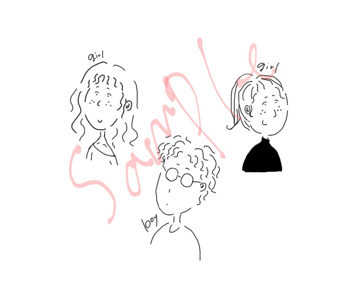 ゆる〜いイラスト描きます SNSのアイコンや挿絵などに！ちょっとしたイラスト描きます イメージ1