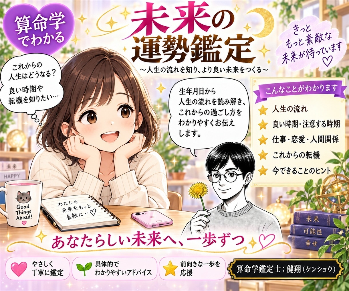あなたの未来予想図占います 今後開運するためにはどうしたらいいの？ イメージ1