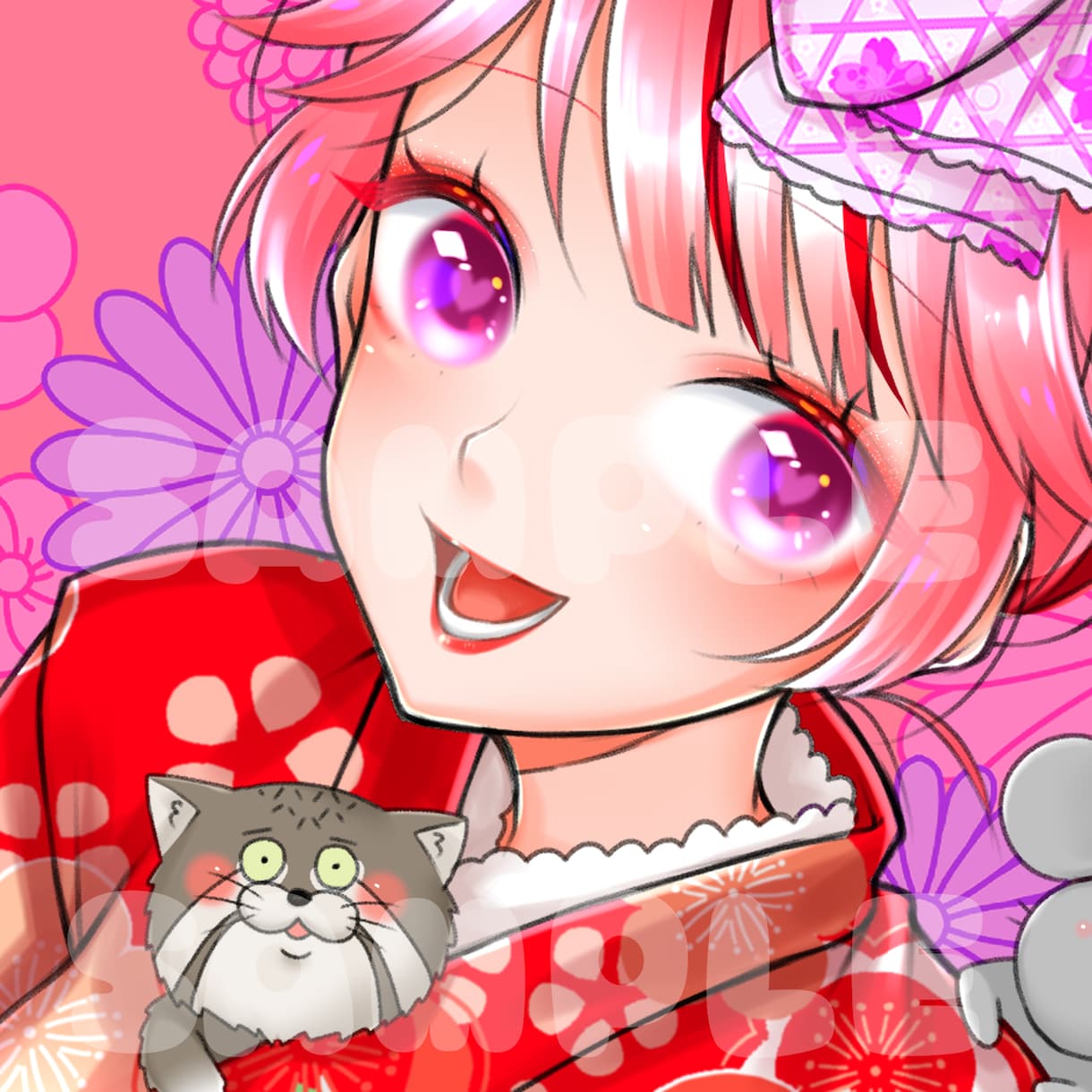 SNSで使えるアイコン用イラストをお描きします 最短翌日納品！！オリジナルアイコンにしませんか？✨ イメージ4