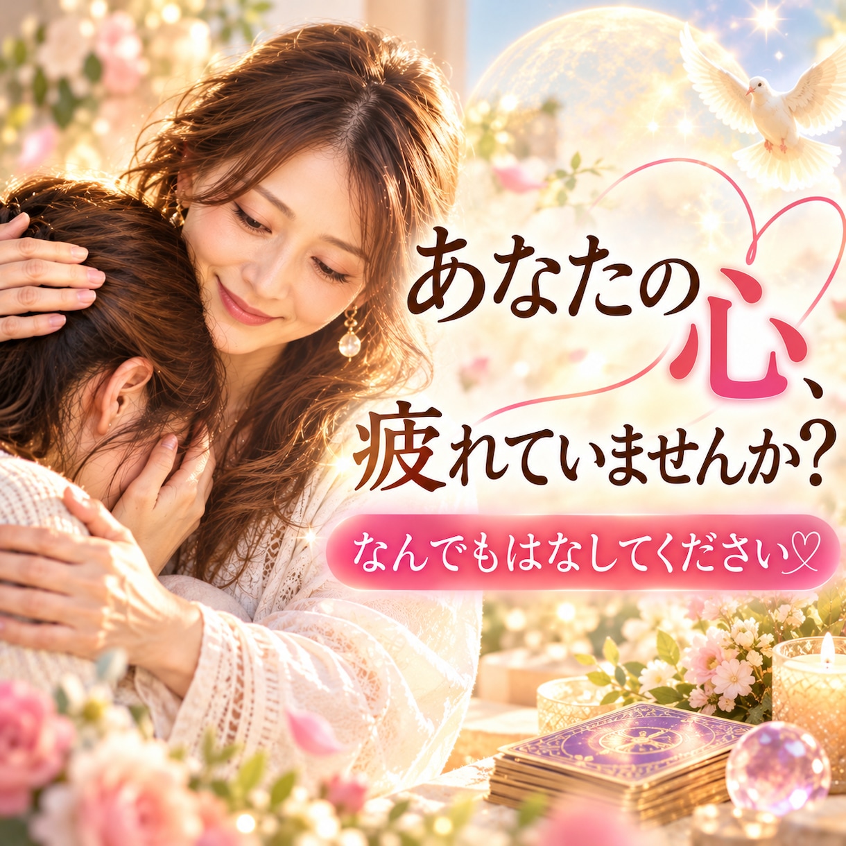 恋愛・夫婦・子育て｜否定せずお話を聞きます 誰にも言えない悩み、ひとりで抱えなくて大丈夫。 イメージ1