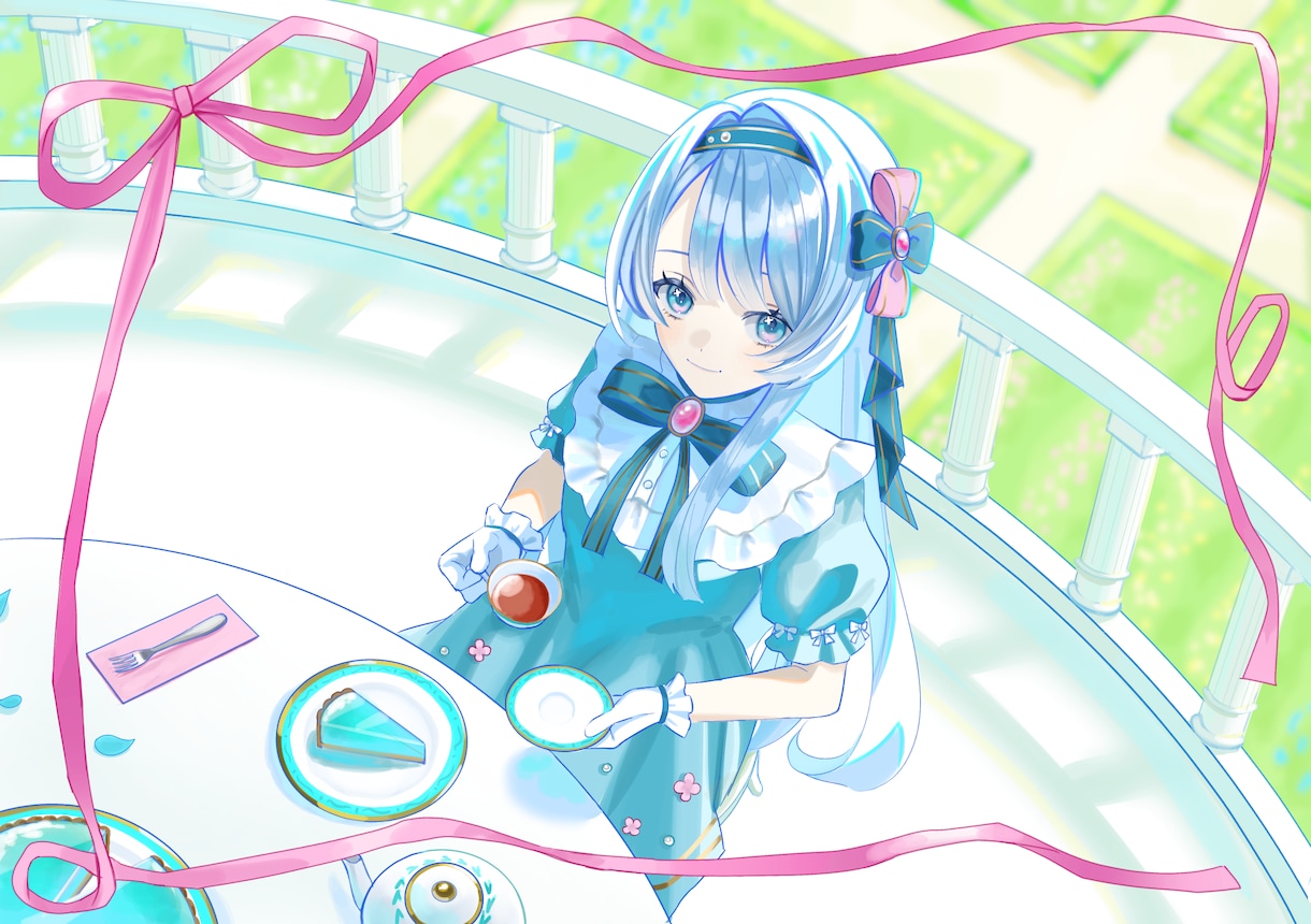 可愛い一枚絵を制作します 商用⚪︎　イラスト、キャラクターデザイン イメージ1