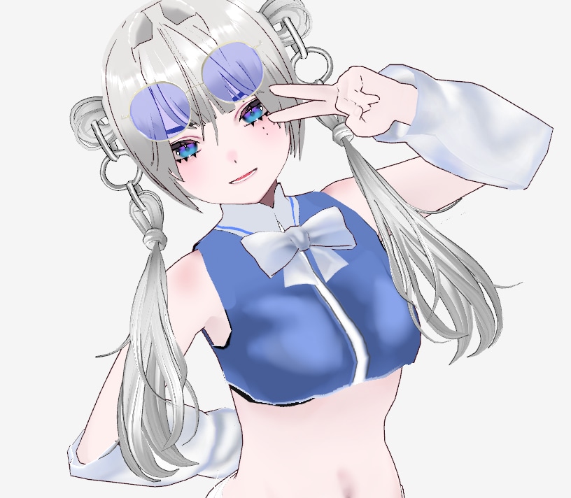 VRoidに見えない！可愛い3Dモデル製作します VTuberに！格安で最強に可愛いお顔のモデルを製作します イメージ1