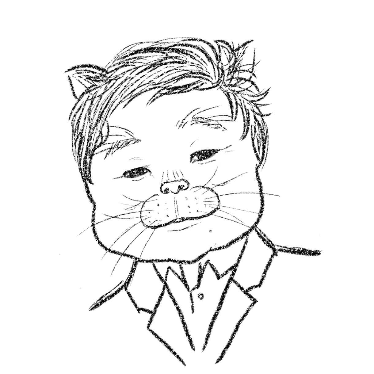 猫化・犬化シンプルアイコン描きます 猫、犬化の似顔絵アイコンお描きします！他動物も相談可！ イメージ3