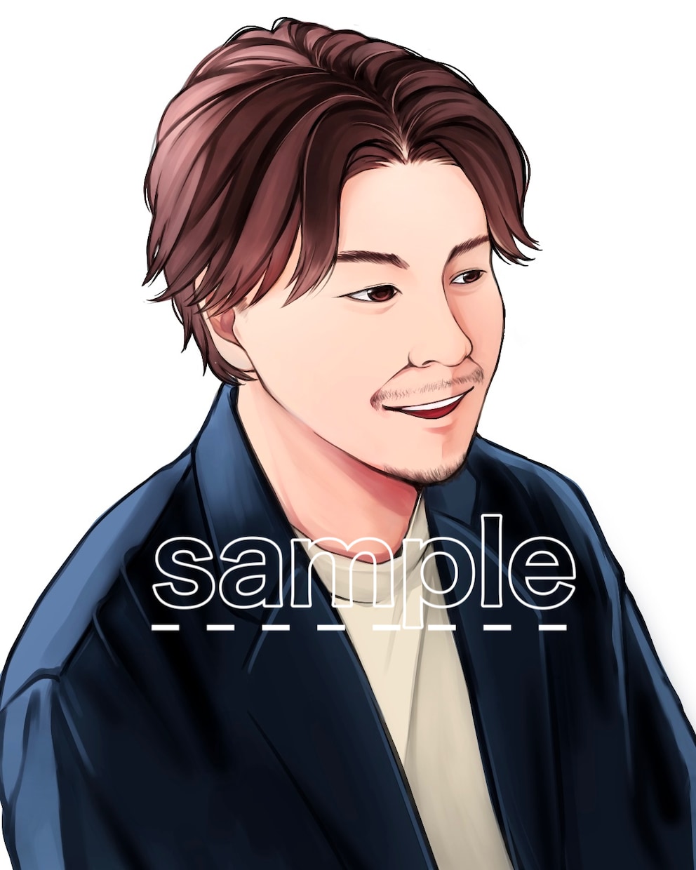 最短2日納品！思い出に残る似顔絵お描きします ご予算の相談承ります。まずは見積もりをお送りください！ イメージ6