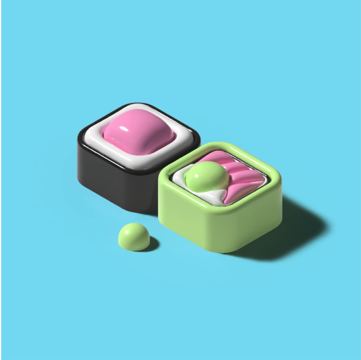 ロゴやキャラクターを3Dに変更します 周りと差がつく！3Dの立体ロゴ/ キャラ画像を作成！ イメージ3