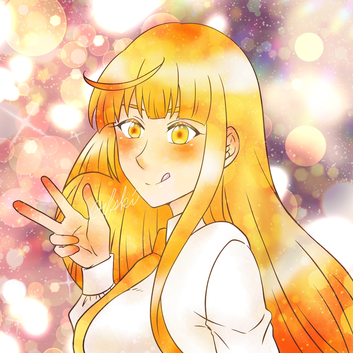 あなたのオリジナルキャラクターでアイコンを描きます 思い入れのあるオリジナルキャラクターをアイコンにします! イメージ2
