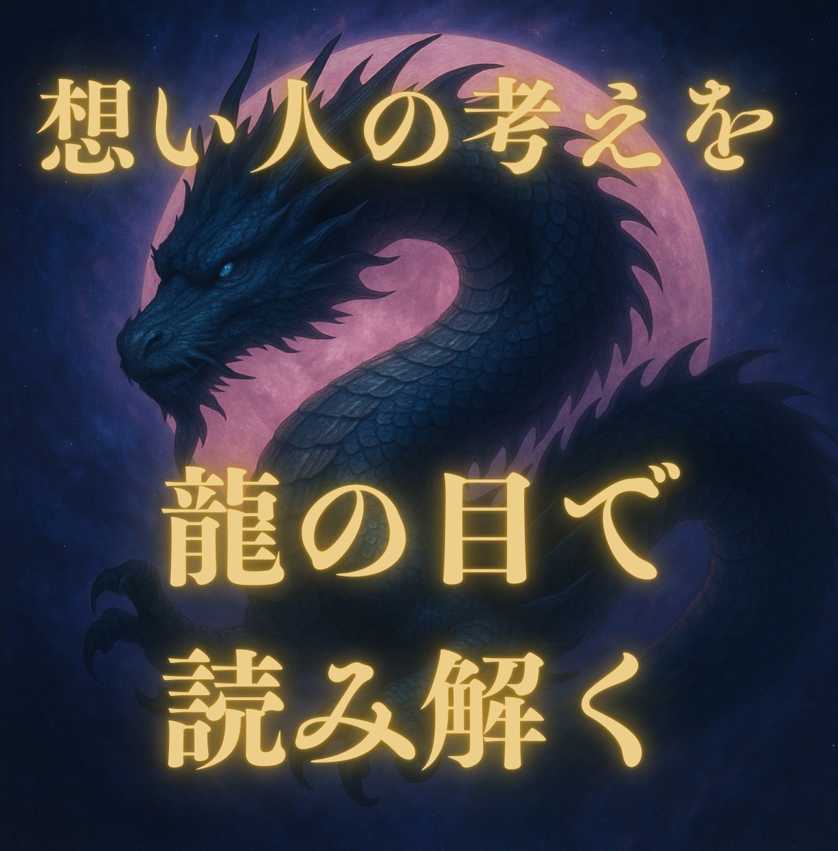 龍神波動リーディング◇相手の本音と深層心理を視ます 隠された思いを龍の目で読み解き、二人の運命を照らします イメージ1