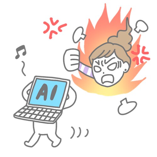 商用可｜女性ビジネス図解イラスト5点提供します プレゼン・記事の時短に！感情・トラブル表現のシンプル素材 イメージ4