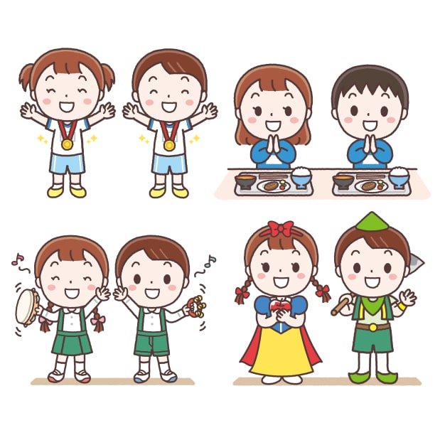 子供向けのほのぼのイラストワンカット制作します 幼稚園、保育園、児童館など、プリント・装飾用にいかがですか♪ イメージ2
