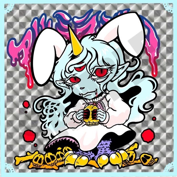 オリジナル48×48ミリシール作成承ります オリジナル48ミリシール(自作シール/裏書きあり)作成 イメージ2