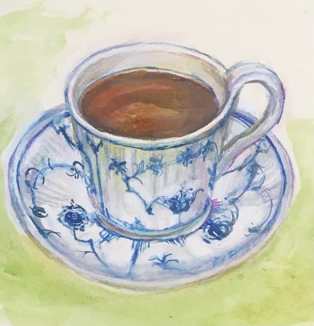 絵の具でドリンク描きます アナログで表現するあたたかいタッチ イメージ1