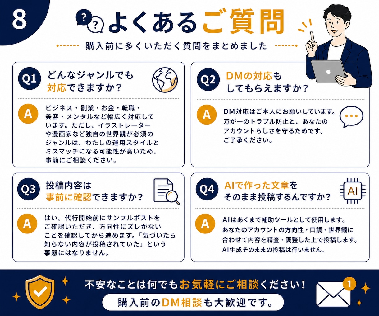 14日間X運用代行！集客をサポートします アカウント設計・投稿作成・運用まで対応 イメージ8