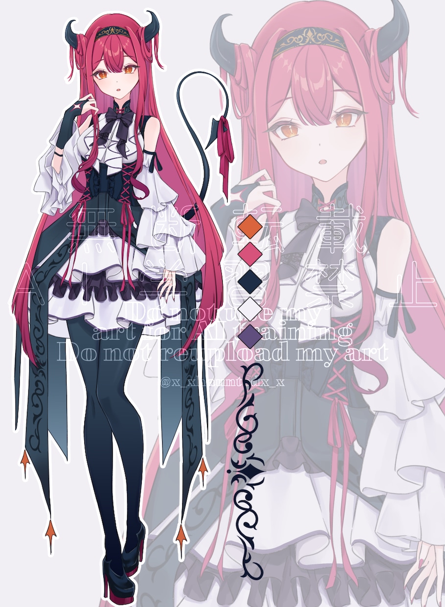 立ち絵やキャラデザ・衣装デザイン致します 配信やSNSで利用できる可愛い立ち絵を制作します イメージ9