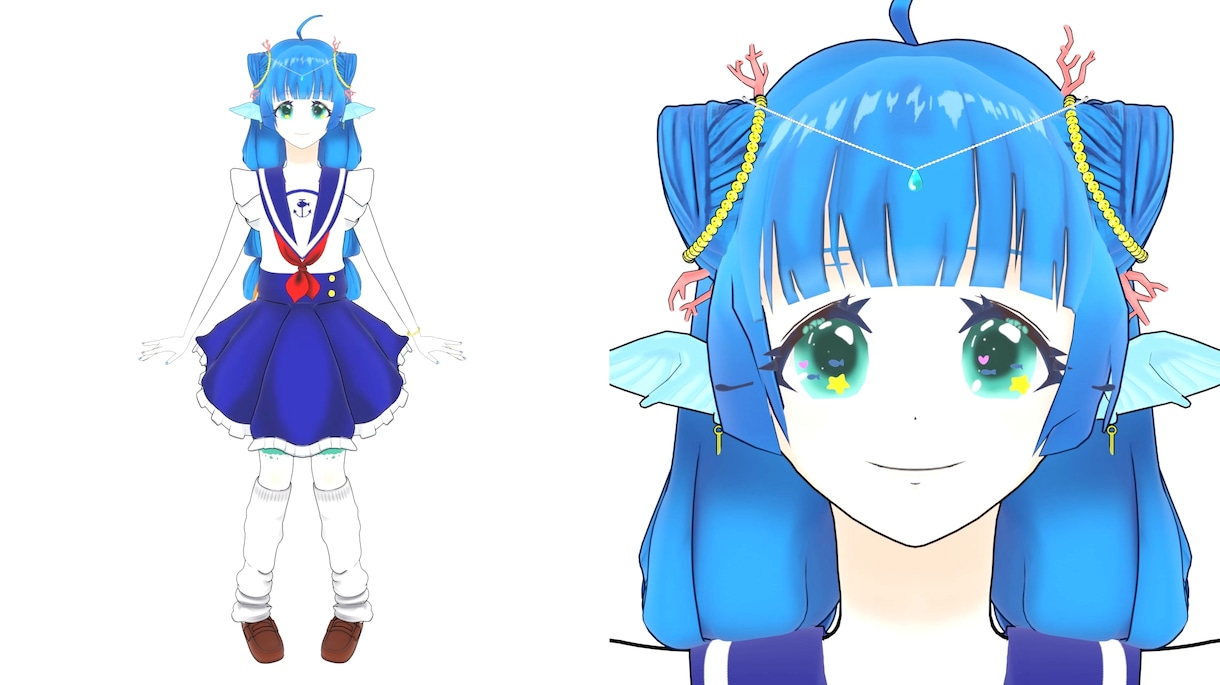 Vtuber様向けの3Dモデルを作成いたします あなたの大切なアバターを丁寧に３D化します！！ イメージ2