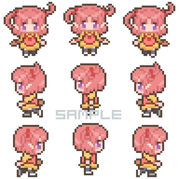 ミニキャラドット絵アバター作ります pictSQUARE・ピクリエ用ドット絵作ります イメージ10