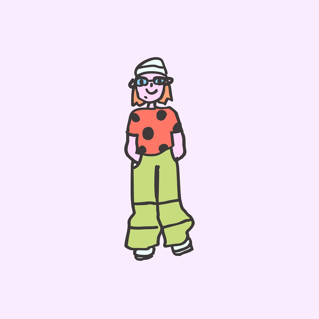似顔絵イラスト・SNSアイコンなど制作します 手書きでポップでかわいいイラスト8月までの特別価格！ イメージ1