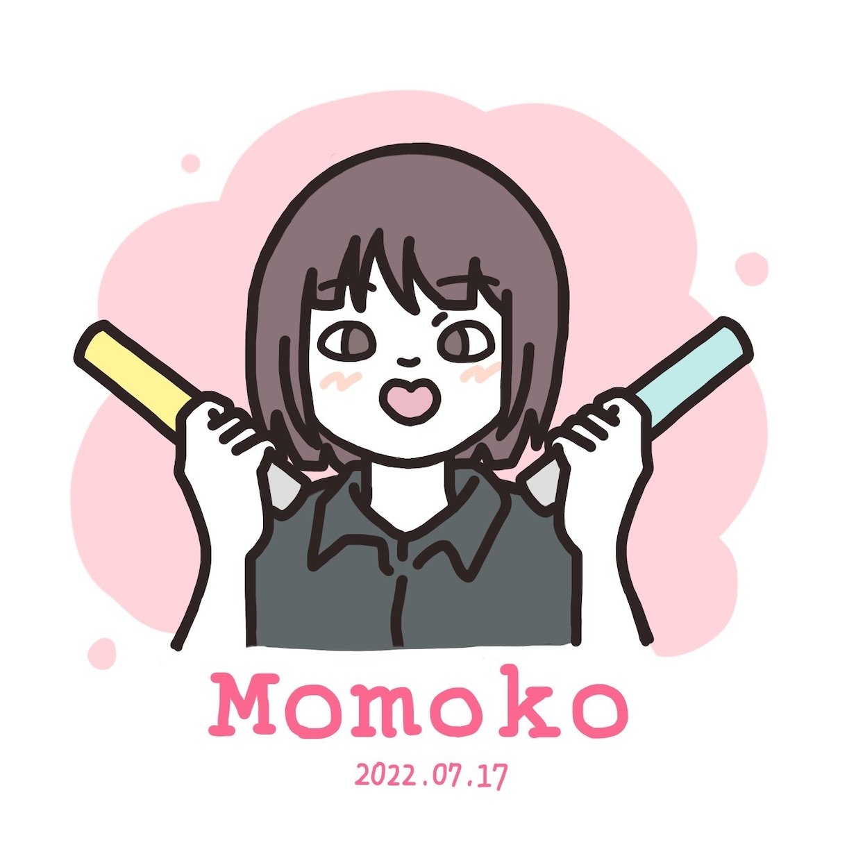 シンプルでグラフィカルな似顔絵を描きます かわいすぎない、ちょっと洒落たデザインです◎ イメージ6