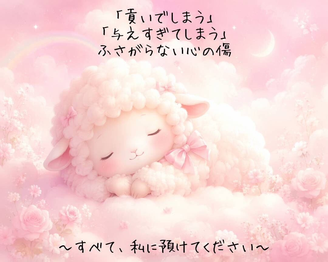 あなたの貢ぎ癖、心の根から癒やします 報われない、虚しい、でも与えてしまう。すべて、受け止めます。 イメージ1