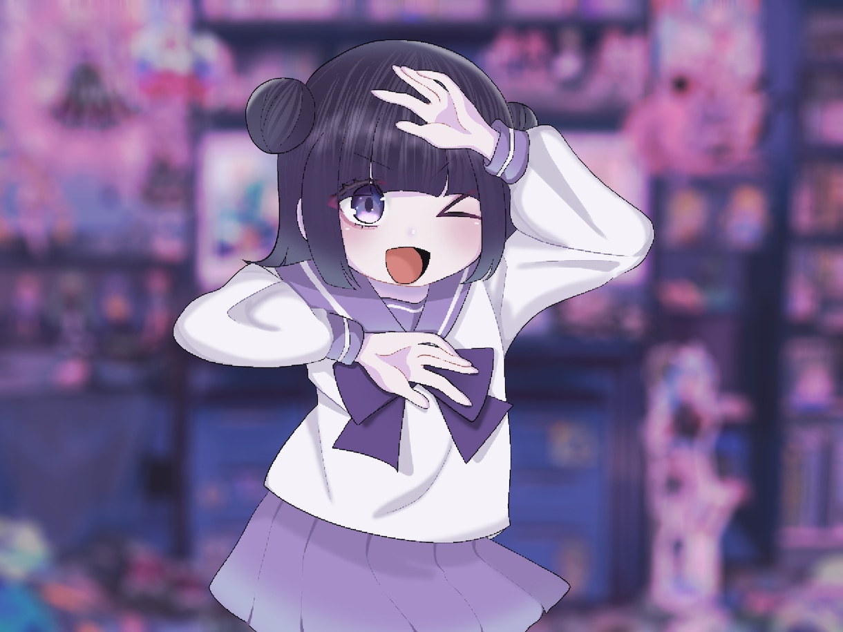 歌ってみたのサムネイル描きます 目を惹く素敵なサムネイルを描きます！ イメージ1