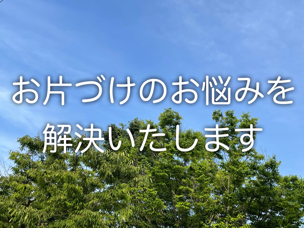 お片づけのプロがお住まいのお悩みをお聞きします ご自身のペースでゆっくり進めていきましょう イメージ1