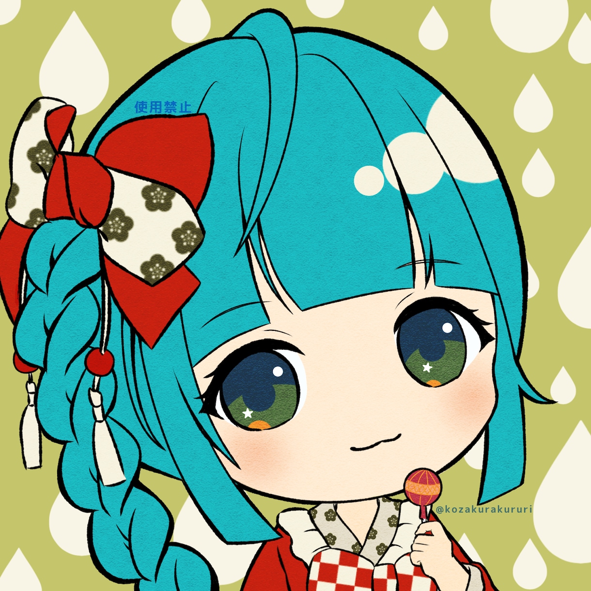 商用OK!!ほんのり和風アイコン描きます 目を引く顔アップ！和風だけど洋服でもOK! イメージ8
