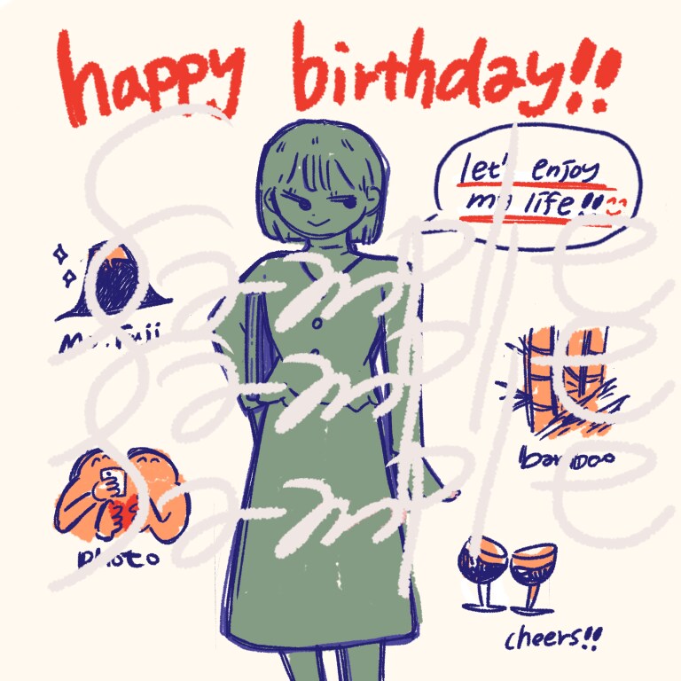 可愛くほんわか似顔絵イラストします 大切な人への誕生日プレゼントやOOTD、似顔絵など…♪ イメージ4