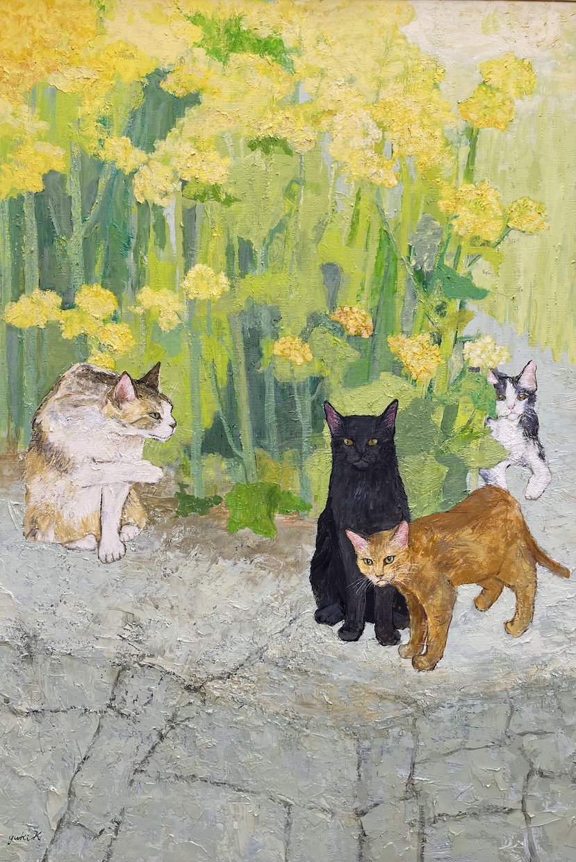 ペットの写真から、水彩画を手描きします 一般社団法人光風会で猫の絵を描いてきた作家が作品を制作します イメージ4