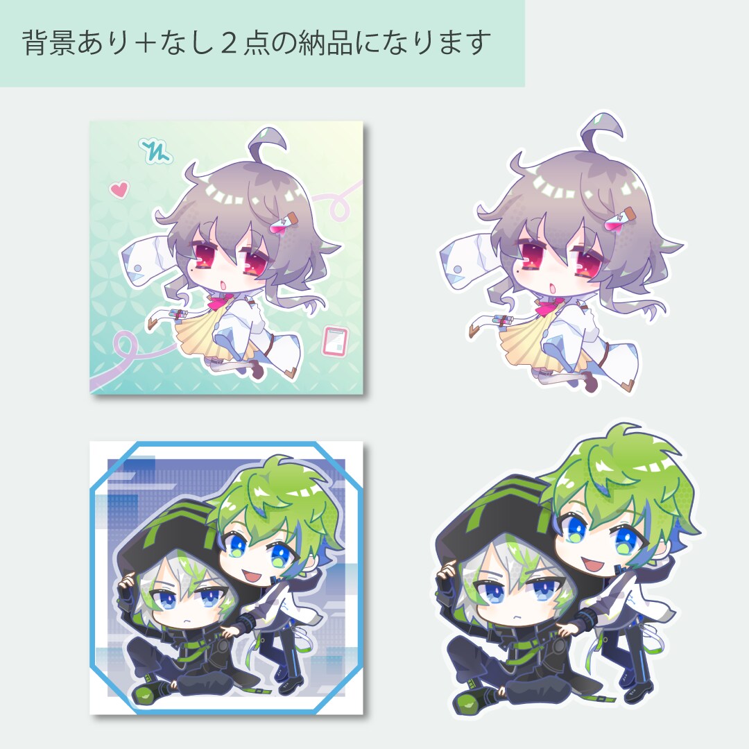商用可！かわいい♪ミニキャライラストお描きします 商用可♪動画配信やグッズ制作などに！ イメージ2