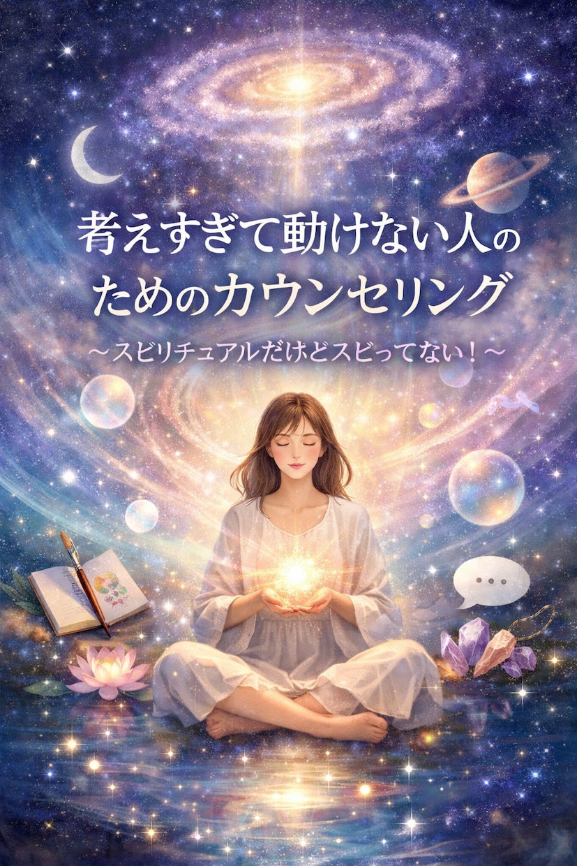考えすぎて動けない人のためのカウンセリングしをます スピリチュアルだけど、スピってない！ イメージ1