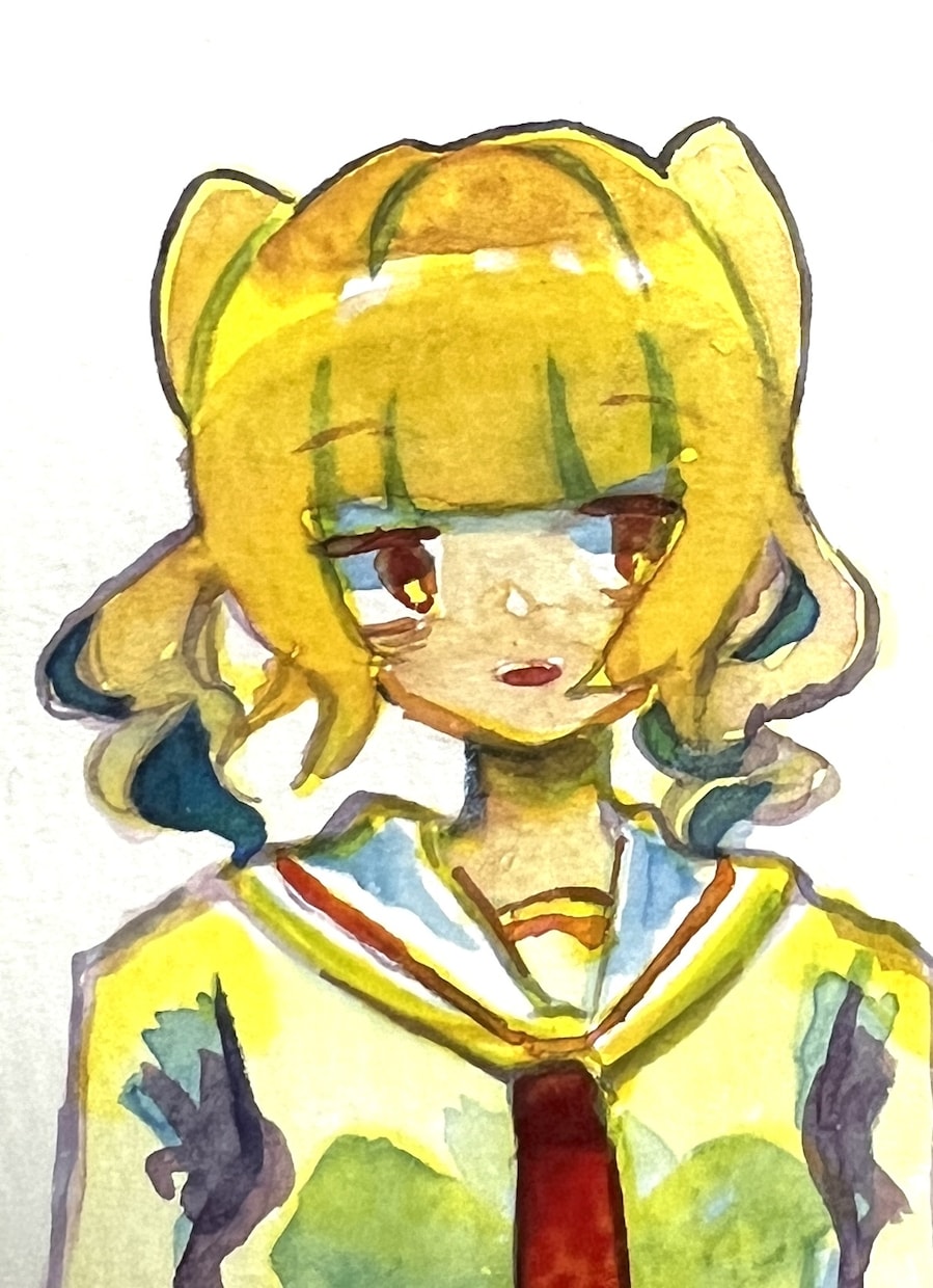 手描き水彩でかわいいデフォルメ描きます SNSアイコンやプレゼントにも使える水彩イラスト イメージ2