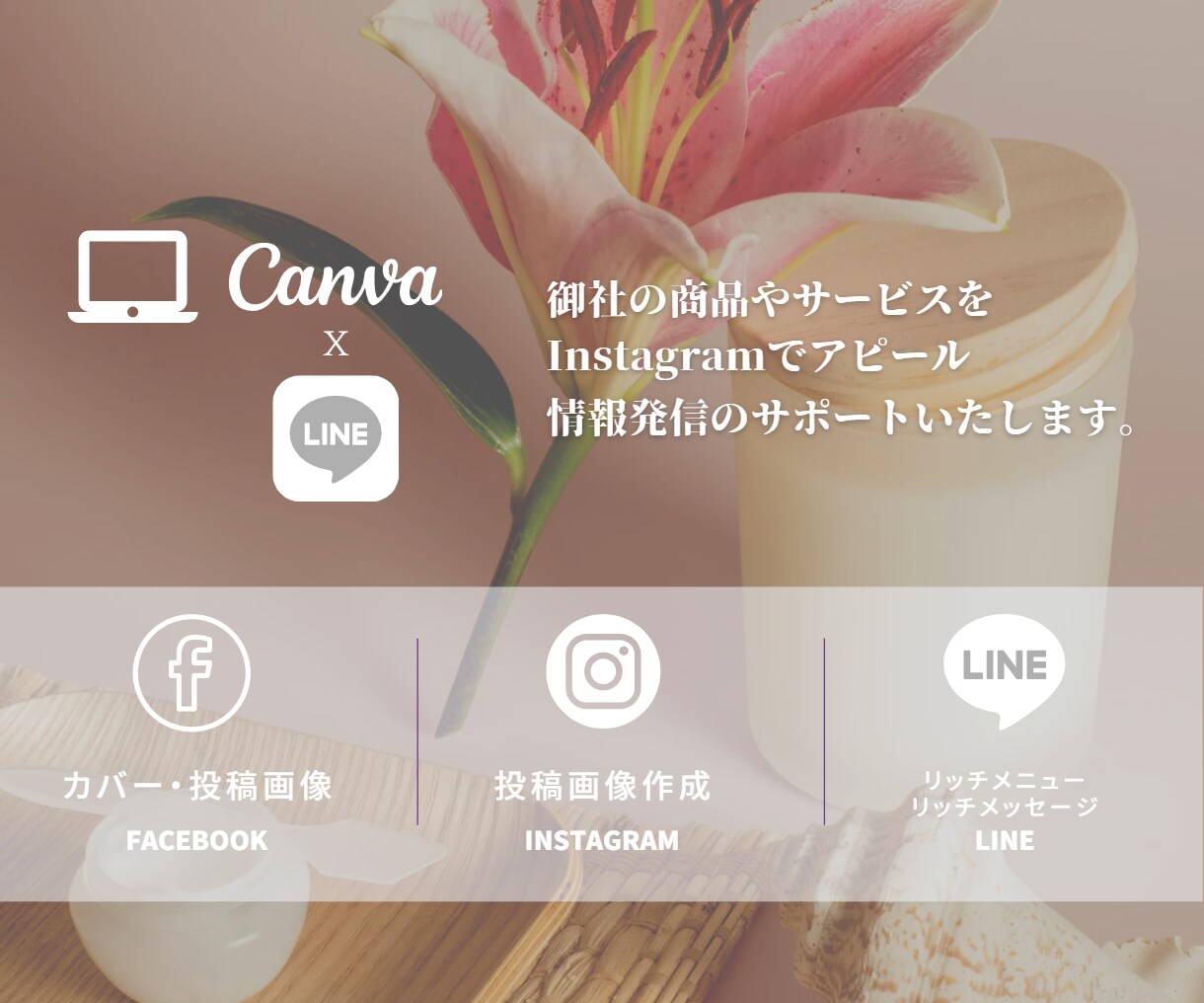 Canvaでアクションを起こすデザインを作成します アイキャッチとサムネイル画像で視線をくぎづけ集客サポート イメージ3