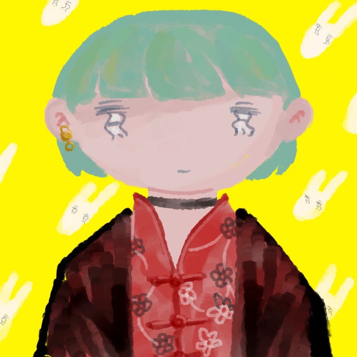 オリジナリティ溢れるアイコン作成いたします 少し変わった絵柄でかわいくアイコンづくりを イメージ3