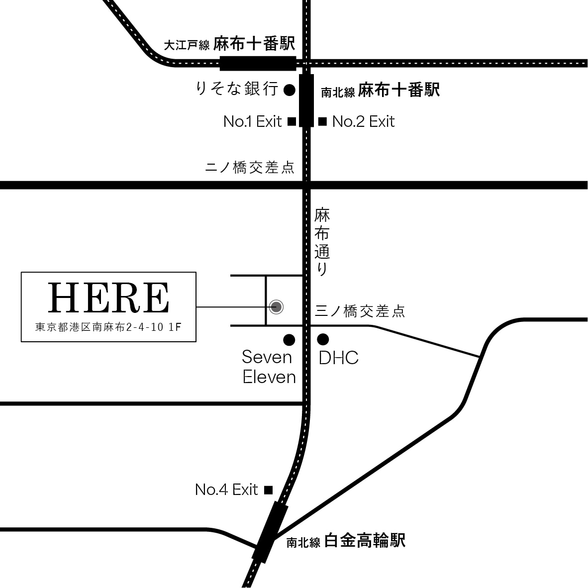 シンプルで伝わる◇印刷に強いモノクロ地図制作します 名刺・チラシ・ショップカード対応◇全国対応｜修正無制限 イメージ4