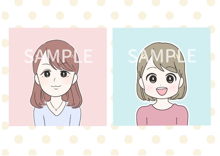 かわいいアイコンをお描きします SNS、ブログ、記念にいかがですか？ イメージ4