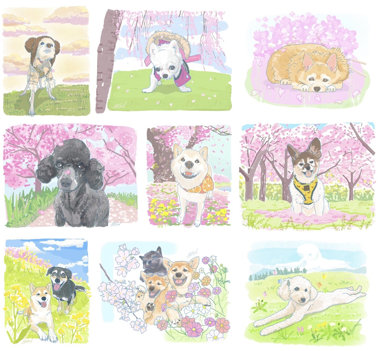 可愛いペットの似顔絵を制作します ペットとの出会いが人生を変えた、思い出を作りたい、そんな方へ イメージ7