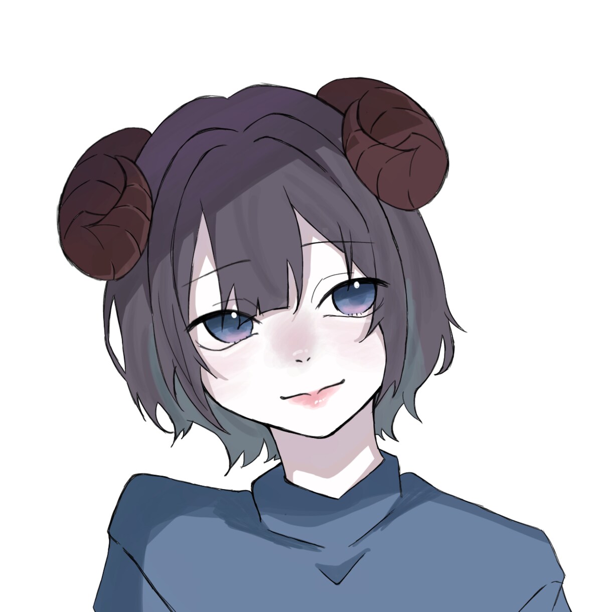 SNSアイコン描きます 書き込みはあまりしないのでラフな感じだと思ってください。 イメージ1