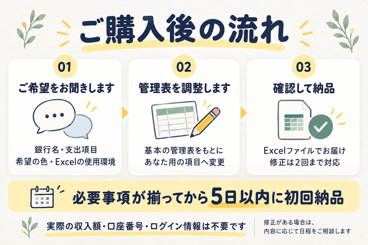 残金がわかる家計管理表をExcelで制作しますます 銀行・カードの支払いを整理。今月使えるお金がひと目でわかる イメージ4