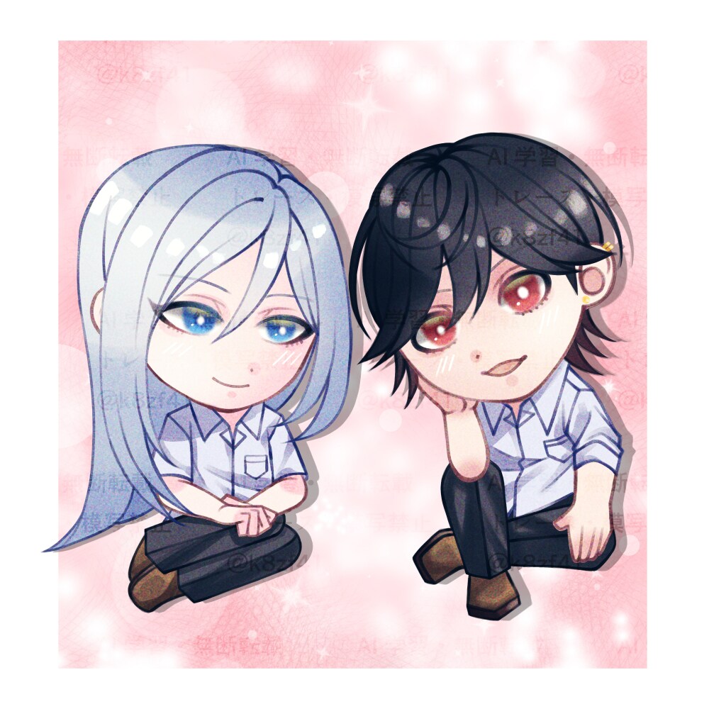 かわいいミニキャラ描きます 個人的利用、商用利用可能なかわいいミニキャラを制作します イメージ1