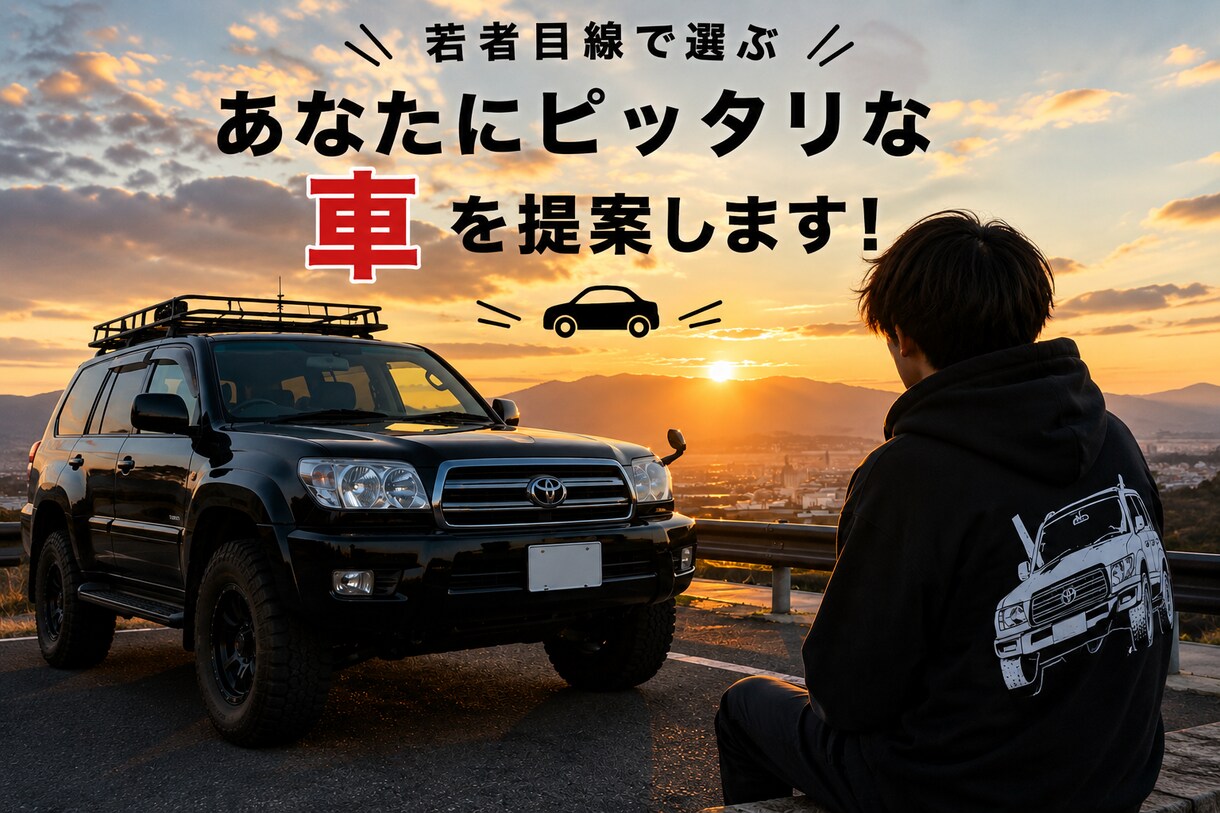 車好きが本気で考える！あなたに似合う車を提案します 「車好き目線で失敗しない車選び」 イメージ1