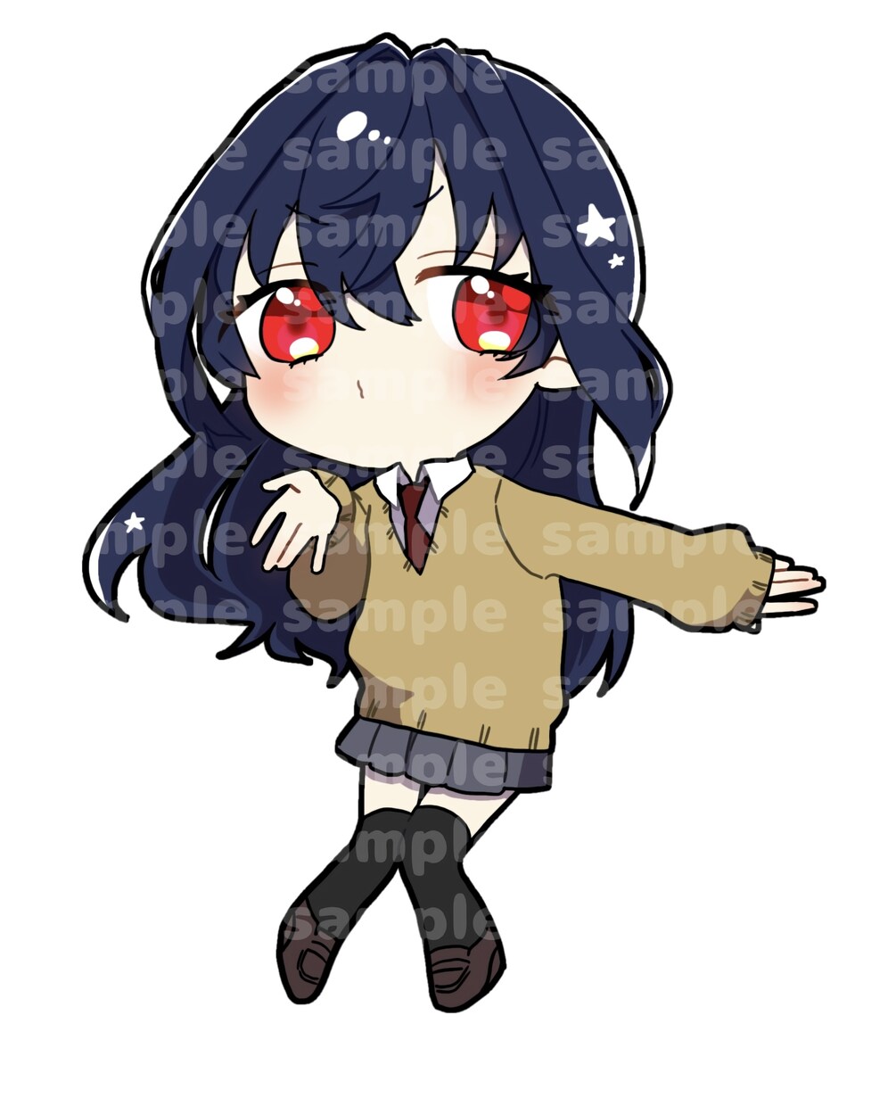 かわいいミニキャラを描きます 最短ご依頼から２４時間で提供可能です！ イメージ9