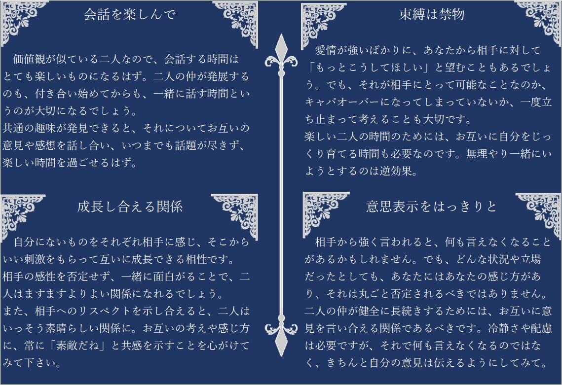 Special 推しとの相性も！二人の相性占います ホロスコープで読み解く二人の相性 イメージ3