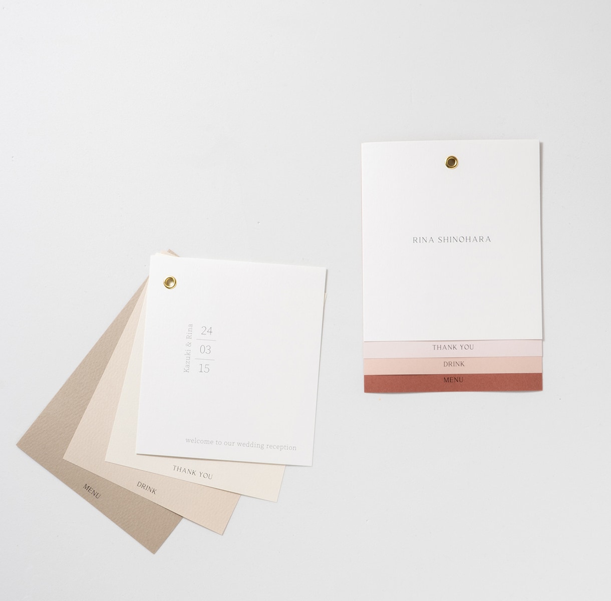 プロ品質✺結婚式ジィール風メニュー表を作ります トレンド×高品質なペーパーアイテムでセンスアップ ⋆* イメージ9