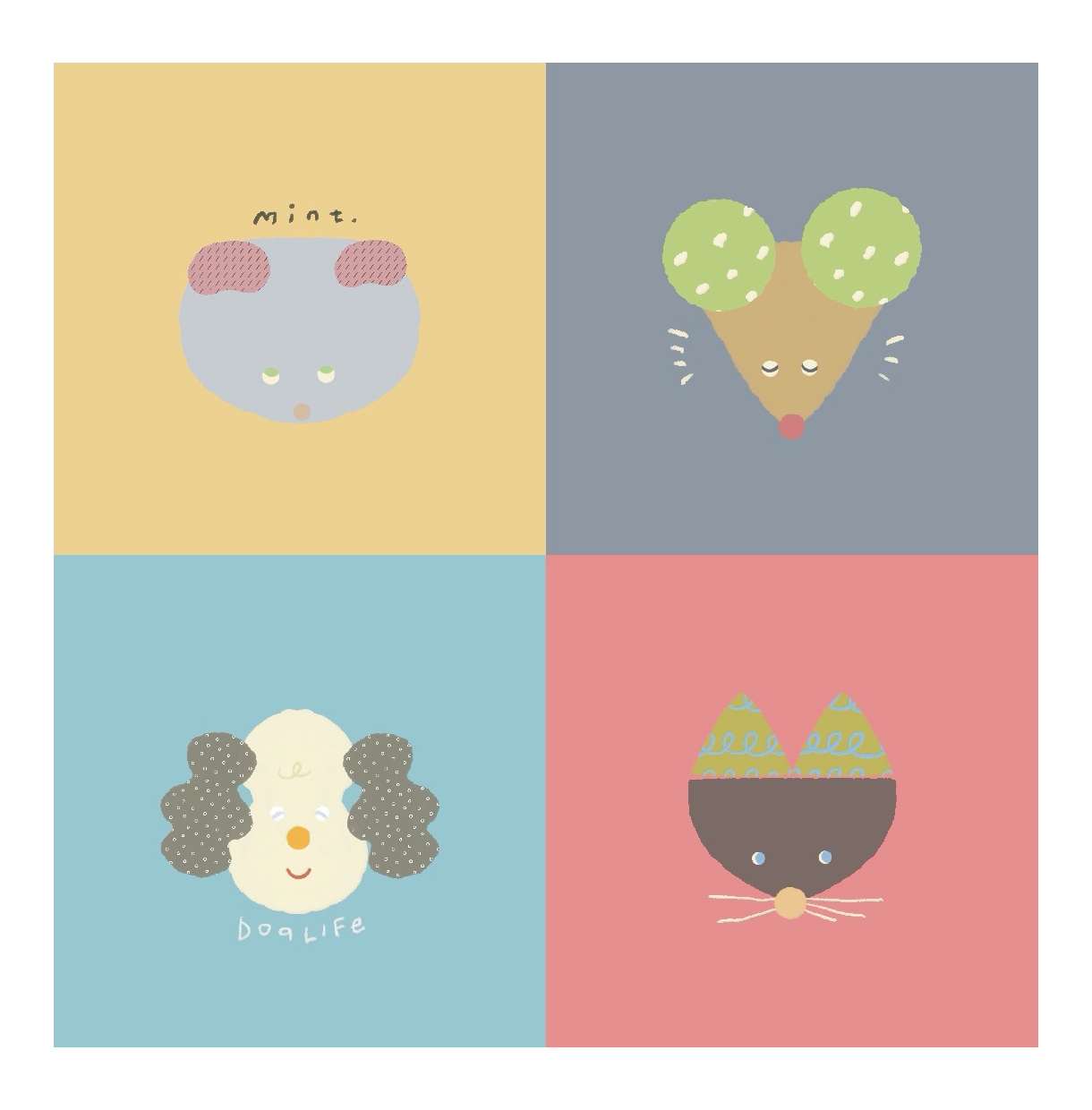 new！◌かわいい動物のアイコンイラスト◌描きます 【動物限定】ペットさん・すきないきものでSNSを彩りましょ⁂ イメージ1