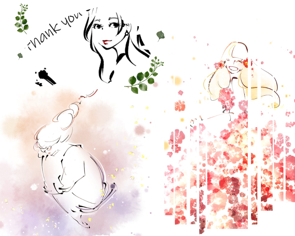大人可愛いおしゃれな線画イラスト描きます SNS、ブログ、Web、冊子に使える、印象に残る一枚を イメージ7